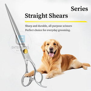 En stock, ciseaux de toilettage pour animaux de compagnie professionnels en acier inoxydable de haute qualité, durables, service OEM - Product Image 2