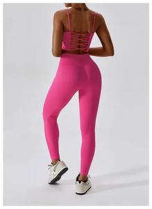 Ensemble 2 pièces personnalisable pour le sport : soutien-gorge de fitness sans couture, écologique et solide, et pantalon de yoga/Pilates gainant et rehausseur de fessiers 2026 - Product Image 6