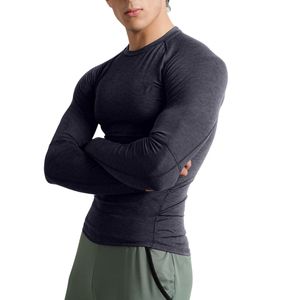 T-shirt de compression ajusté pour homme, personnalisable, séchage rapide, pour musculation, fitness, entraînement en salle de sport, OEM - Product Image 4