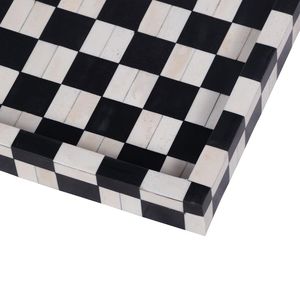 Bandeja Decorativa Hecha a Mano con Incrustaciones de Hueso para Baño y Dormitorio - Product Image 4