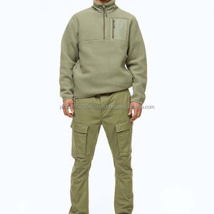 Ropa deportiva de calidad superior gimnasio Fitness algodón polar entrenamiento chándales hombres conjuntos de dos piezas chándal Jogging traje para la venta 2025 - Product Image 6