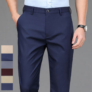 Premium Business Suit <b>Pants</b> <b>Men's</b> Male <b>Pants</b> <b>Stretch</b> Solid Black Smart Casual <b>Men's</b> Trousers Office Quick Dry Suit <b>Pants</b> New - Product Image 6
