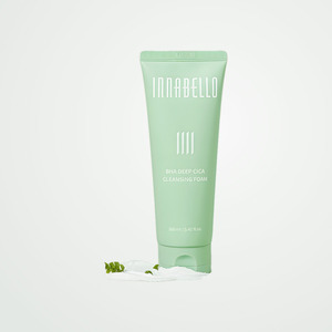 โฟมล้างหน้าเกาหลี K-Beauty Inabelro BHA Deep Cica Cleansing Foam ผลิตในเกาหลี สำหรับทุกเพศทุกวัย - Product Image 1