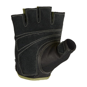 Gants de sport noirs sans doigts avec bordure verte, support de poignet, en polyester et lycra durables, pour usage décontracté printemps-été - Product Image 4