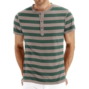 Camiseta de Dos Tonos con Bloques de Color para Hombre, Manga en Contraste, Moda Urbana, Verano, Venta al Por Mayor en Europa - Product Image 1