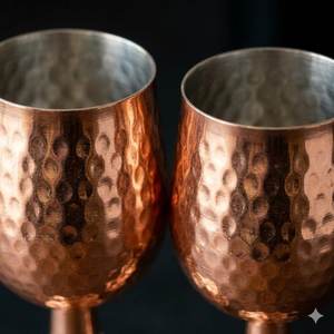 Accesorios para Vino de Acero Inoxidable con Asa de Vidrio y Cobre de Lujo Moderno Vantage, Ecológicos, Capacidad de 51-100 ml, Tamaño Personalizado - Product Image 5