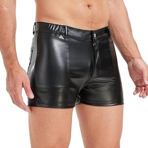 Shorts en cuir pour hommes, style vintage, légers, respirants, confortables, style streetwear, personnalisables - Product Image 3