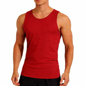 <b>Mens</b> Casual Cotton Tank 220GSM Sleeveless <b>Gym</b> Training <b>Vest</b> Eco Friendly Breathable OEM Wholesale - Product Image 6