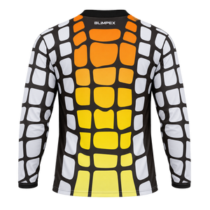 Camiseta de portero sublimada personalizada para hombre, camiseta de entrenamiento de fútbol de manga larga con diseño de escamas de reptil, ropa de equipo OEM - Product Image 2