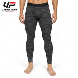 Activewear <b>Men</b> <b>Legging</b> Featuring Soft <b>Compression</b> Fabric Flexible Movement And Comfortable Construction For Gym Fitness - Product Image 1