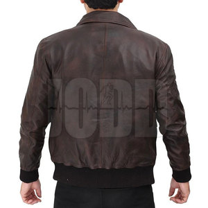 Chaqueta de Cuero para Hombre, Diseño Personalizado, Alta Calidad, Transpirable, Invierno, Color Sólido, Piel de Vaca, Logotipo Frontal, Estilo Urbano, Forro de Algodón - Product Image 6