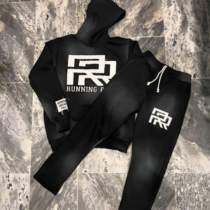 Ensemble d'hiver décontracté pour homme, style hip-hop, tissé uni, personnalisé, deux pièces, 100% coton, polaire thermique, séchage rapide, qualité supérieure, fabriqué au Pakistan - Product Image 6