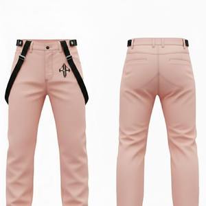 Pantalon de ski pour homme de haute qualité, 100% polyester, teinture unie, imperméable 10 000 mm, fermeture à boucle auto-agrippante, personnalisé RIVIAN - Product Image 6