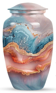 Urna Funeraria para Adultos, Diseño Moderno Americano, Hecha a Mano, Hermosa Urna Conmemorativa para Entierro - Product Image 4