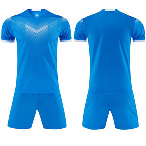 Uniformes de Fútbol Personalizados al por Mayor para Unisex, Tallas Grandes, Camisetas y Pantalones Cortos de Secado Rápido, Conjunto de Uniforme Deportivo con Logotipo Personalizado - Product Image 3