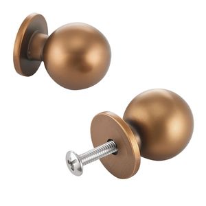 Lot de 12 poignées de meuble en alliage de zinc massif de 2,5 cm pour tiroirs, portes de cuisine, commodes et placards - Product Image 1