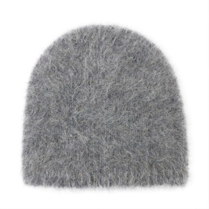 Bonnet Tendance Personnalisé de Qualité Supérieure avec Broderie 3D Lettre Jacquard, Doux, Élastique, Chaud, en Mohair, Fourrure, Tricoté, Acrylique, Peluche - Product Image 6