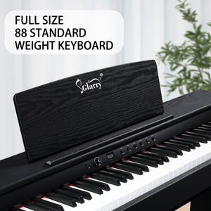 Piano numérique GDP 105, 88 touches, clavier standard lesté, support de piano avec triple pédale, adaptateur secteur pour casque - Product Image 2
