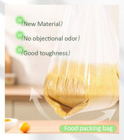 Sacs de courses biodégradables personnalisés avec poignées, sacs en plastique recyclables pour supermarchés, sacs à emporter résistants