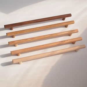 High Quality Solid Wood Furniture Handles Wooden Drawer Pulls for Cabinet, <b>Wardrobe</b>, Door <b>Hardware</b> and Home Decor - Product Image 2