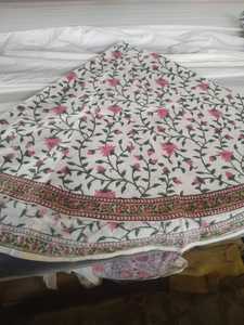 Block Printed Cross Woven Textiles Abrasion-Resistant Medium <b>Weight</b> Brocade <b>Fabric</b> Handcrafted Skilled Artisans OEM Wholesale - Product Image 5
