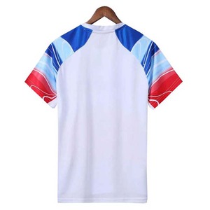 Camisetas Arabella para Hombre, Corte Regular, Transpirables, de Secado Rápido, Cuello Redondo, Estampado Digital Sólido, Tejido de Poliéster/Algodón, Tallas Grandes - Product Image 4