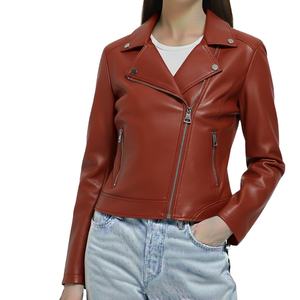 Chaqueta de Cuero Ecológica de Primera Calidad, Hecha a Medida, de Lujo, con Cremallera, para Hombre y Mujer, Chaqueta de Cuero Genuino con Cremallera - Product Image 5