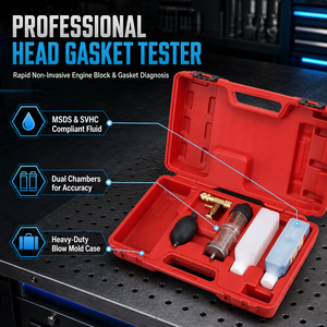 Kit de Herramientas Profesional para Pistones de Freno con 15 Adaptadores de Precisión, Estuche Rojo, Operación Hidráulica - Product Image 1