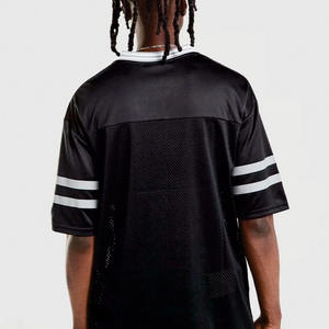 Camiseta de Fútbol Americano Moderna para Hombre, Estilo Oversize, 240GSM, Diseño Cuadrado, Personalizable con Número, Venta al Por Mayor OEM, Hecho en EE. UU. - Product Image 6