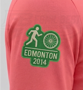 Camiseta de Manga Larga Personalizada para el Campeonato Mundial de Duatlón, Cuello Redondo, Secado Rápido, Estilo Casual para Hombre, Color Rojo - Product Image 3