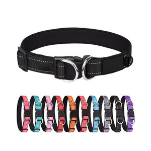 Collares para Perro Reflectantes Nocturnos de Nylon Ajustables con Logo Personalizado, Venta Directa de Fábrica Imra Impex Premium 2026, para Todas las Estaciones - Product Image 1