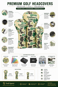 Fundas Personalizadas para Palos de Golf, Impermeables, Elásticas, con Cierre de Correa de Poliéster, Opciones de Color Personalizadas - Product Image 5
