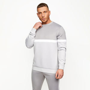 Sweat-shirt personnalisé pour homme en polyester/coton, col rond, épaules tombantes, logo brodé, motif 3D, sweat-shirt en molleton d'hiver, streetwear - Product Image 1