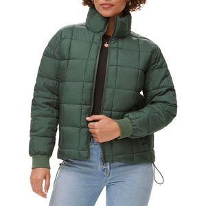 Chaqueta Acolchada Impermeable y Cortavientos con Cierre y Estampado para Mujer, Tallas Grandes, Nueva Colección, Servicio OEM al por Mayor - Product Image 6