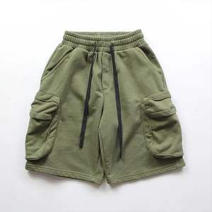 Pantalones Cortos Cargo Personalizados para Hombre, 100% Poliéster, Cintura Elástica, Múltiples Bolsillos, Casuales, de Verano, OEM, ODM, Venta al Por Mayor, Secado Rápido - Product Image 5