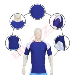 2025 Custom BJJ <b>Rashguard</b> <b>for</b> Men <b>Women</b> Short Sleeve No Gi Active Tops with UPF50+ Protection Eco-Friendly - Product Image 5