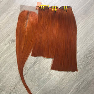 Venta al por mayor 100% Raw Virgin Vietnamita Cabello Humano Peluca Corta Hueso Recto Cajun Color Super Doble Extensiones de Cabello - Product Image 4