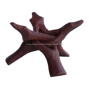 ขาตั้งกลองสามขาทำจากไม้ป็อปลาร์สีน้ำตาลแดงขนาด 4 นิ้ว แกะสลักด้วยมือ เป็นมิตรกับสิ่งแวดล้อม พร้อมชามเปลือกหอยเป๋าฮื้อสำหรับรมควันแบบพับได้สำหรับฤดูร้อน - Product Image 3