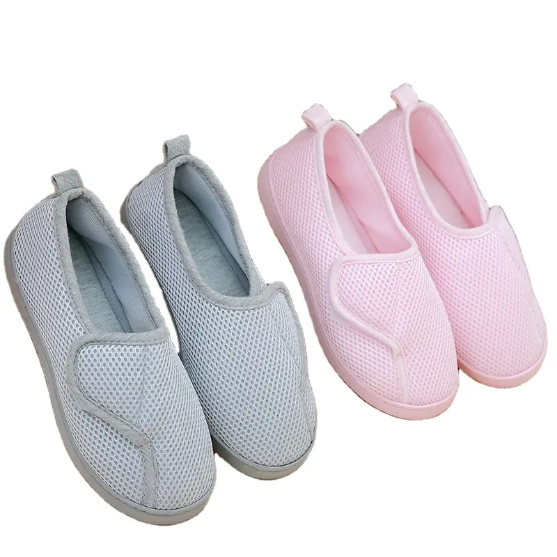Ready Stock High Quality Very Soft Woven Fabric Adjustable Health Care Product Painful Feet Shoes For Maternity Women