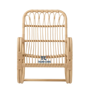 Silla individual de ratán para el hogar, muebles sencillos y cómodos, de buena calidad, natural, de Vietnam - Product Image 1