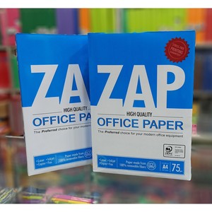 Imported Office Material Supply Includes ZAP A4 Copy <b>Paper</b> With Fine <b>Paper</b> Texture Clear Output Quality Strong Packaging - Product Image 4
