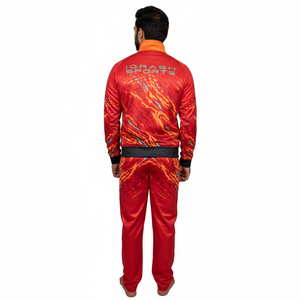 Chándal personalizado de diseño ajustado para hombre con cremallera completa, chándal deportivo para hombre, chándal para correr 100% de alta calidad. - Product Image 3