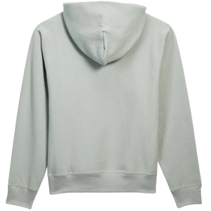 Sudadera con capucha para hombre de la mejor calidad, color gris claro, 100% algodón polar, corte regular, informal, para otoño, con bolsillo frontal. - Product Image 2