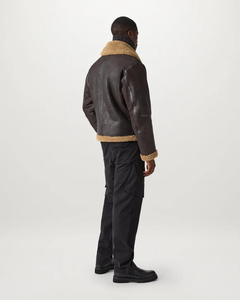 Chaqueta de Cuero Genuino de Piel de Vaca al Por Mayor al Mejor Precio, Chaqueta de Piel de Cordero, Moda Masculina, Hecha en Pakistán, Logotipo Personalizado - Product Image 4