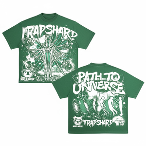 เสื้อยืดโอเวอร์ไซส์พิมพ์ลาย DTG ตามเทรนด์ ผ้าคอตตอนหนา 100% 300GSM ทรงครอป สตรีทแวร์ ยูนิเซ็กส์ - Product Image 3