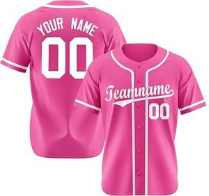 Camiseta de Béisbol Personalizada, Uniforme de Equipo Cosido, Nombre y Número Personalizados, Ropa Deportiva para Hombres, Mujeres, Niños y Niñas - Product Image 4