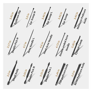 Juego de Manicura y Pedicura ZARNAB SURGICAL 10 en 1, Kit Completo Profesional de Acero Inoxidable, Duradero, para Uso Doméstico, de Alta Calidad - Product Image 5