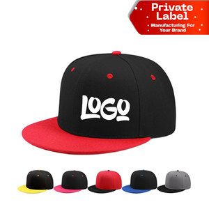 Factory Direct Hip Hop Fitted Cap Custom Embroidered <b>Flat</b> Brim <b>Hat</b> OEM Custom Logo Rigid High Profile Fitted <b>Hat</b> Closed Back - Product Image 1