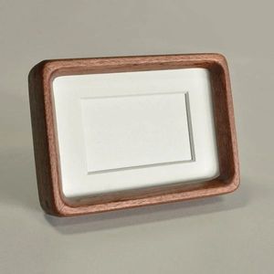 CRAFTS GALORE Luxury Eco-Friendly Modern Wood <b>Frame</b> Horn Bone Inlay Customized Color Size Silk Screen Printed Wall/Table Display - Product Image 1