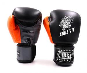 Gants de boxe en cuir véritable personnalisés de 8oz 10oz 16oz pour hommes et femmes Gants d'entraînement confortables pour l'extérieur Logo personnalisé - Product Image 3